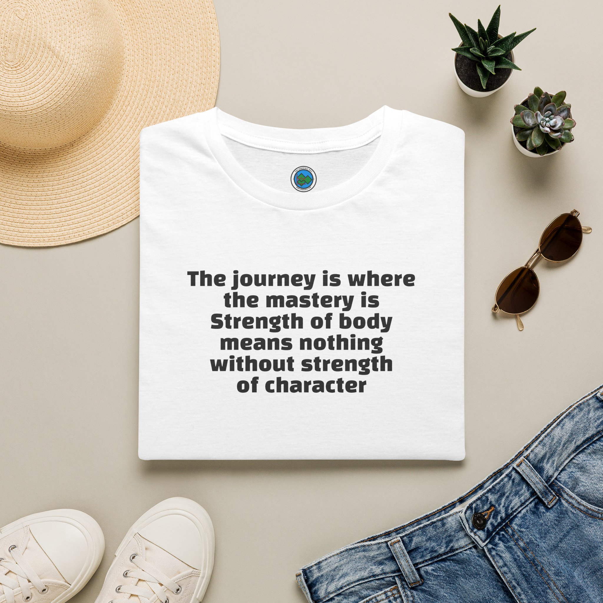 Journey & Character Motivational T-Shirt — "The journey is where the mastery is" - Image 5