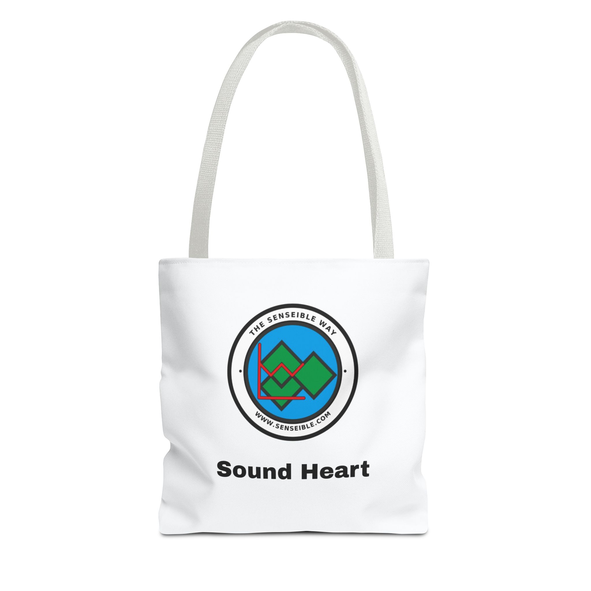 Sound Heart Tote Bag — Senseible Way Canvas Shopping Bag - Image 17