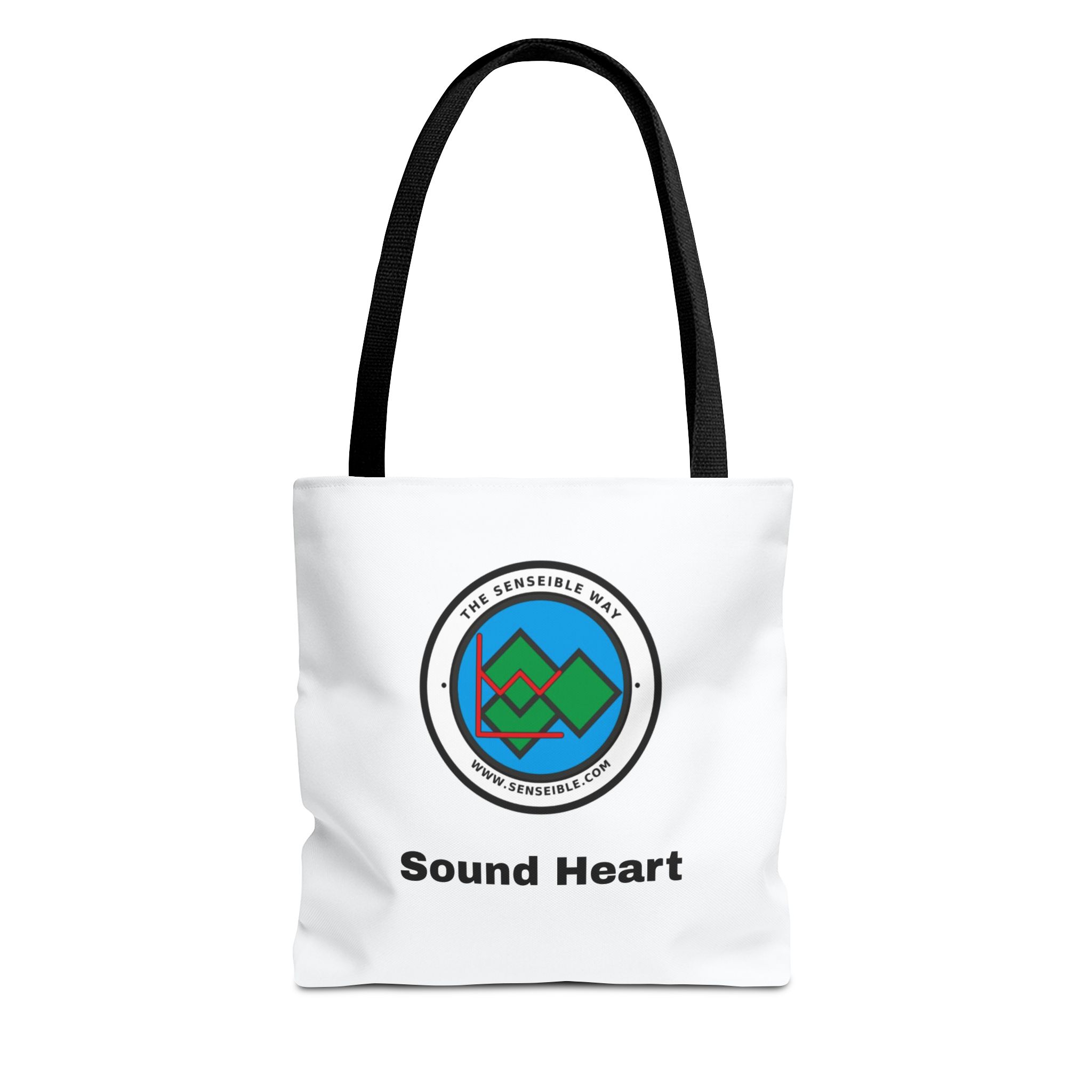 Sound Heart Tote Bag — Senseible Way Canvas Shopping Bag