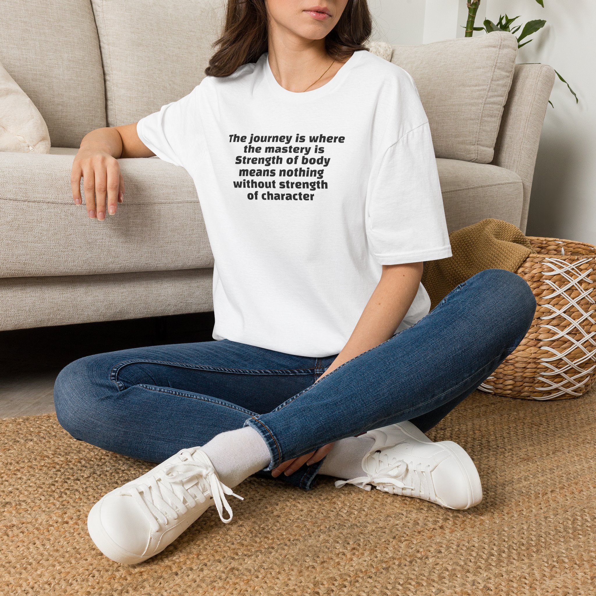 Journey & Character Motivational T-Shirt — "The journey is where the mastery is" - Image 6