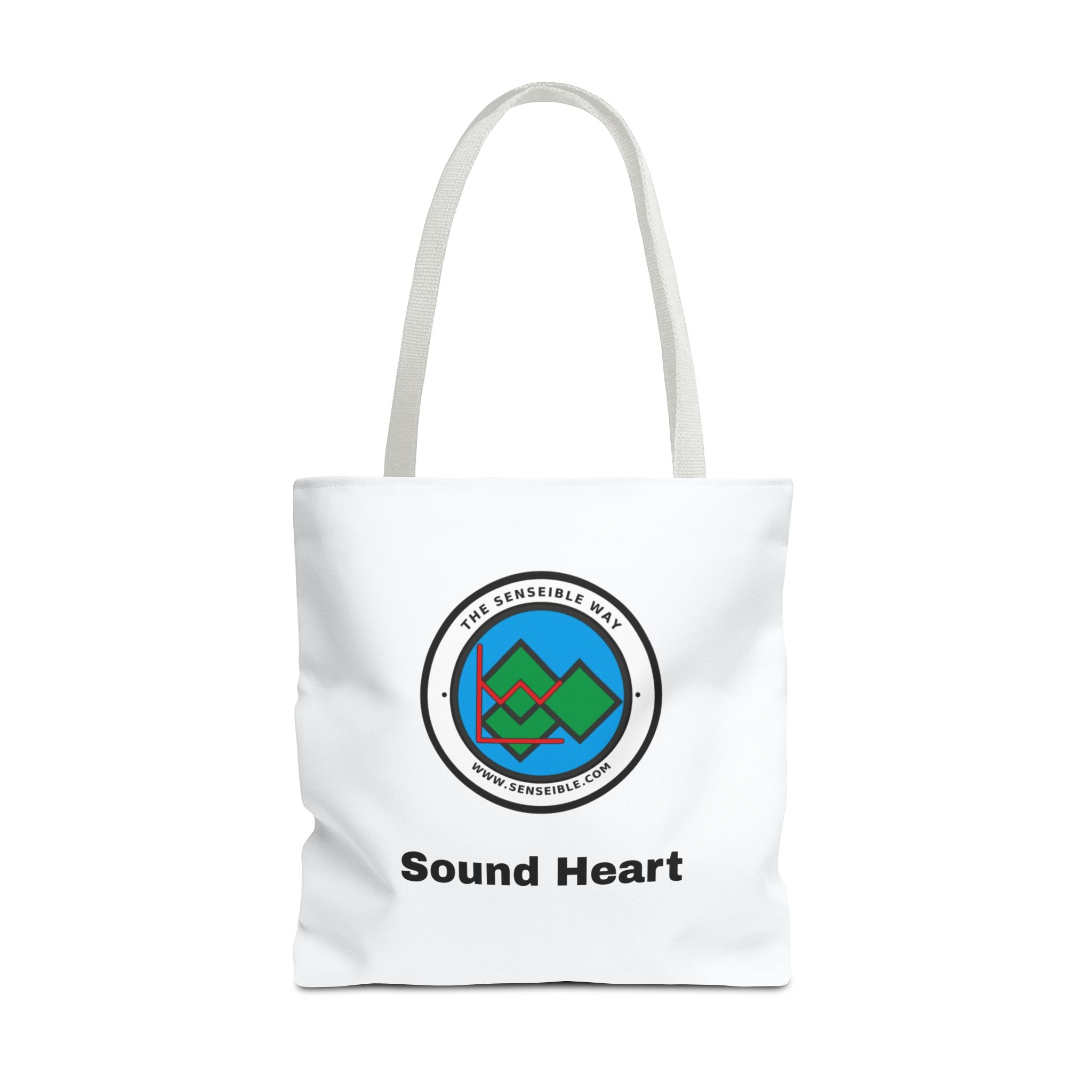 Sound Heart Tote Bag — Senseible Way Canvas Shopping Bag - Image 25